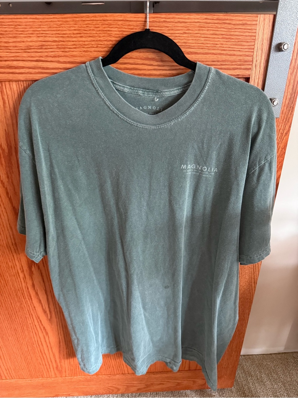 Magnolia Men's Short-Sleeve Crewneck T-Shirt — Olive Green